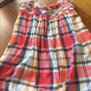 Abercrombie & Fitch plaid sundress